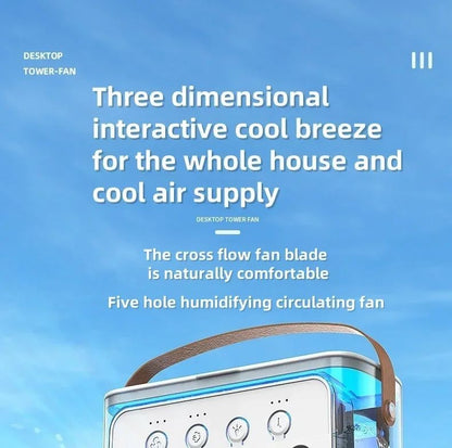 Portable 3 in 1 Mini Ac Air Cooler Fan for Home Products Conditioner Household Small Night LED Humidifier Lights Camping Room