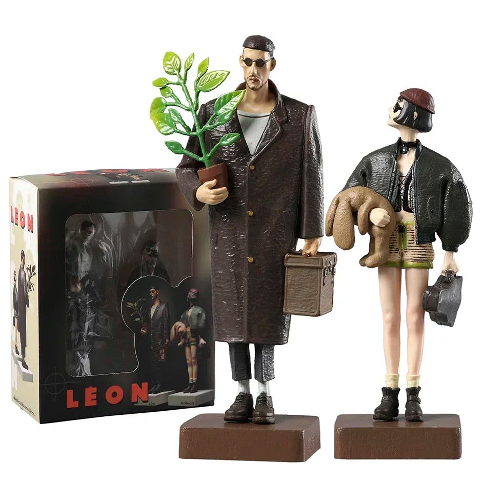 2pcs The Professional Leon Mathilda PVC Figure Toy Statue Doll Gift