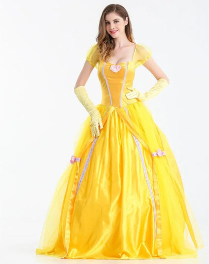 Anime clothing Adult Cosplay Dress Cinderella Costume Snow White Princess Dress Stage clothes Halloween Fancy Dress Ball Gown