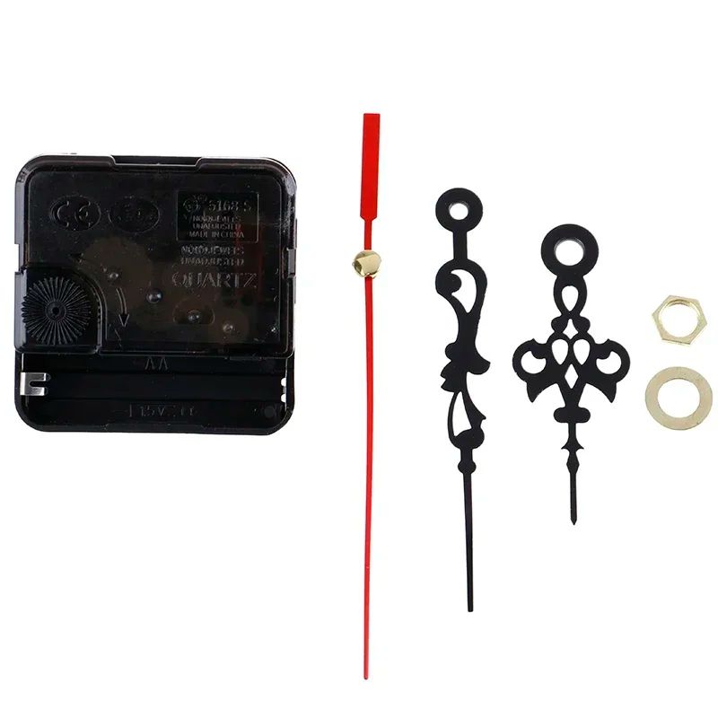 1 Set Hanging DIY Quartz Watch Silent Wall Clock Movement Quartz Repair Movement Clock Mechanism Parts Clock Parts with Needles