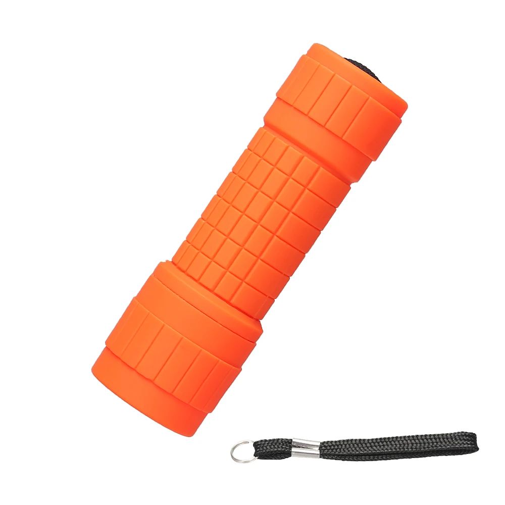 Mini Portable Flashlight Nine XPE Lamp Beads Strong Lighting Using 3 NO.7 Batteries Fixed Focus Pocket Outdoor Emergency Torch