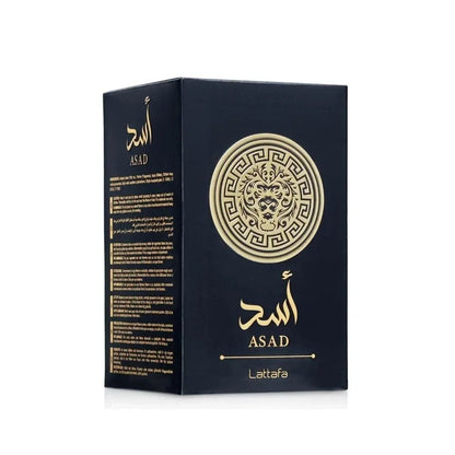 Asad by Lattafa perfume for unisex EDP 3.3 / 3.4 oz Cologne New in Box Long-Lasting Floral Scent Best Gift US Stock
