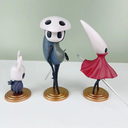 Conjunto de 3 peças Hollow Knight Anime Figure GK Jogo Anime Estatueta Boneco de Ação Modelo PVC Decoração Ornamento Brinquedos Colecionáveis