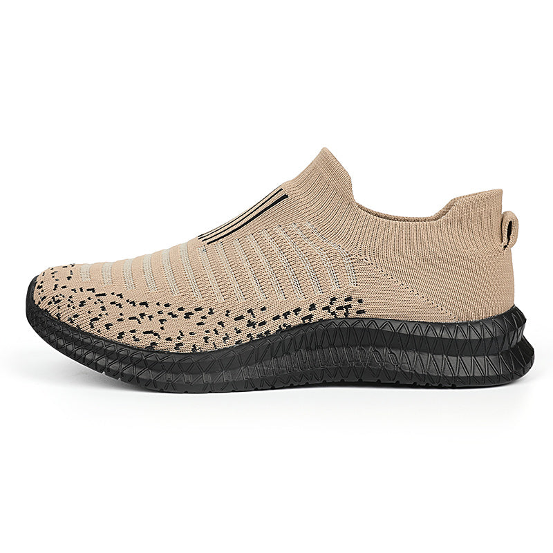 Sapatos Masculinos Casuais Respiráveis Leves para Exterior Tênis Masculinos Antiderrapantes Sapatilhas Slip-on Vulcanizados 2023