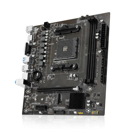 Placa-mãe MACHINIST B450 Processador AMD Memória DDR4 Dual-channel Placa principal AM4 NVME M.2 (Compatível com CPU Ryzen 5500 5600 5600G)