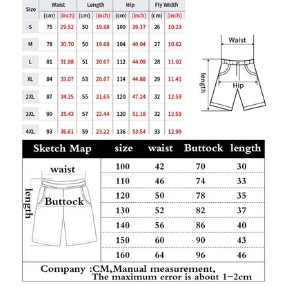 Fashionable Biker Riding Sports Shorts Loose Basketball Gym Breathable Shorts Quick Dry  Fitness Training Workout Male Shorts