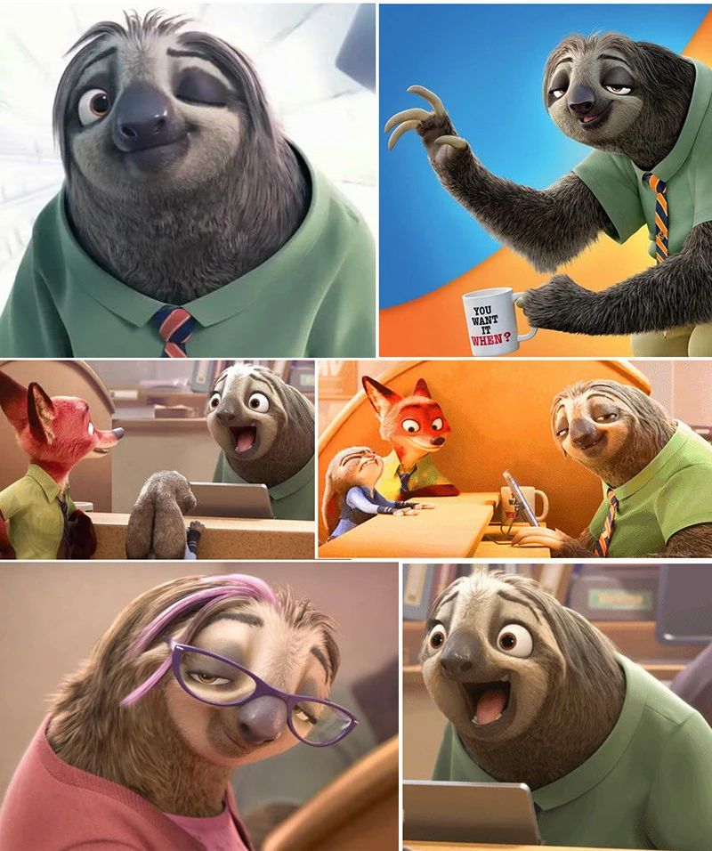 2026 Sloth Latex Mask Sloth Mask Nick Wilde Latex Full Head Animal Mask XMAS Party Cosplay Costume Prop Accessories Toy Gift