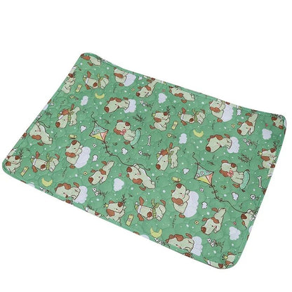 Pet Pee Pad Washable Pet Diaper Mat Reusable Mats for Dogs Dog Bed Urine Washable Dog Training Pad Four Seasons Pet Mat Cover