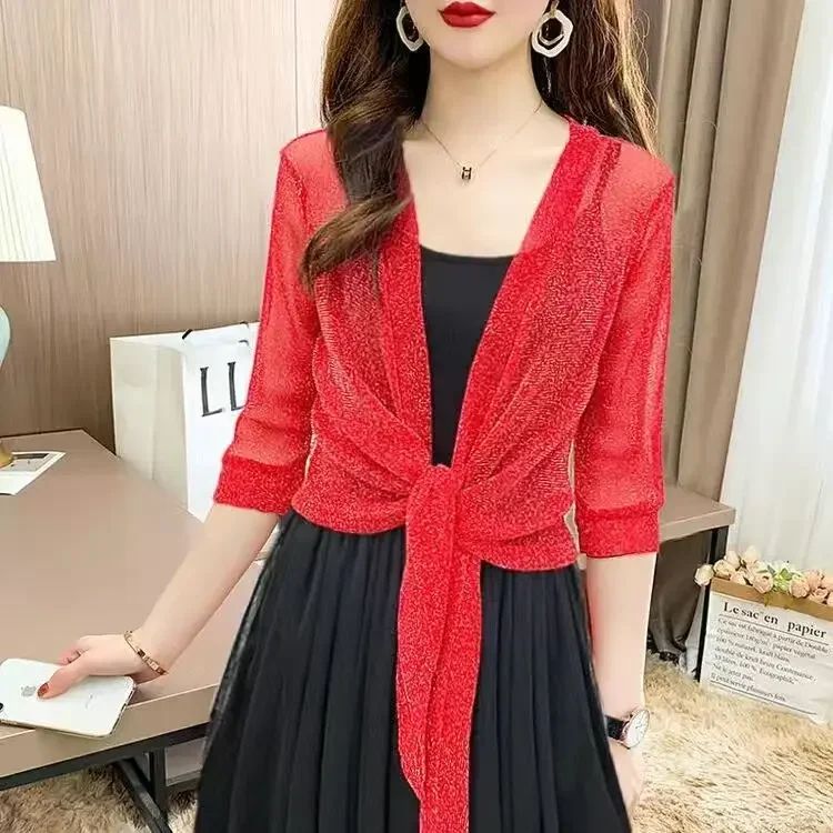 Wedding Jacket Wrap Long Half Sleeve Bolero Shrugs For Women Cardigan Bolero Jacket Cape For Party Dress Top Coat