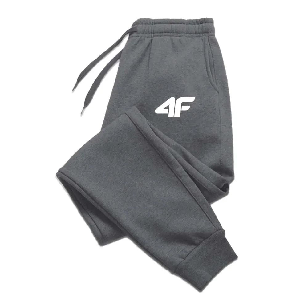 4F Men's Creativity Printed Jogging Pants, Fitness Joggers, Running Pants, Training Sport Trousers, Sportswear Sweatpants,