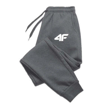 4F Men's Creativity Printed Jogging Pants, Fitness Joggers, Running Pants, Training Sport Trousers, Sportswear Sweatpants,