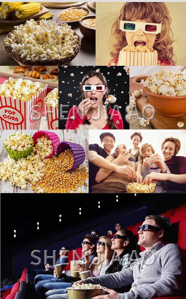 Home Popcorn Machine PM-2801 Portable Popcorn Machine 1200W Homemade Snack Popcorn Creative Gift 220V 50-60Hz