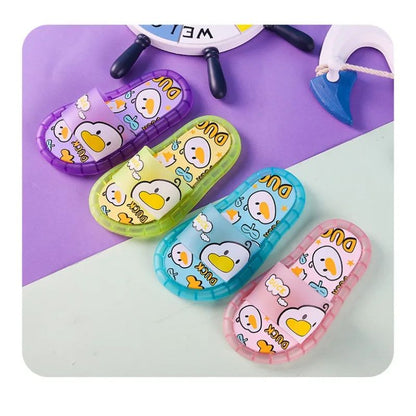 New Cute Luminous Kids Slippers Crystal Shoes Sparkling Lights Boys Girls Will Cartoon Glowing Cute Baby Cool Indoor Outdoor