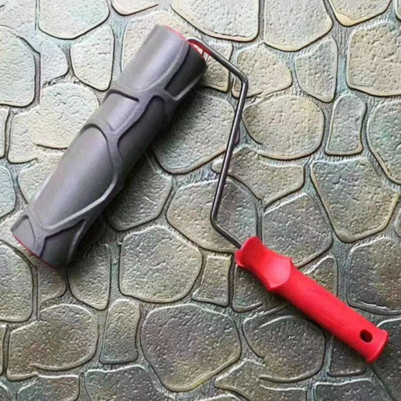 Rolo de Pintura com Relevo para Padrão de Parede Rolo de Relevo Artístico Decorativo Ferramenta de Construção de Pintura de Rolo para Parede Dropshipping