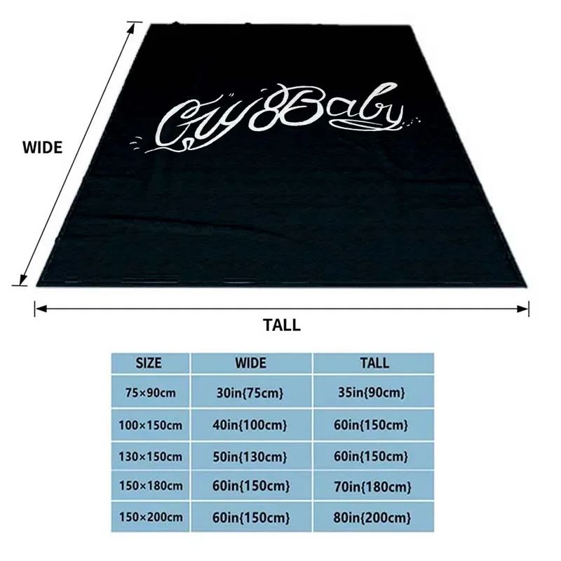 Satanic Cry Baby Lil Peep Flannel Blanket  , Soft Fluffy Warm Sofa Bed Throw Blanket More Size?fans warm gifts