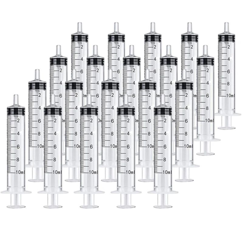 Seringa plástica de nutrientes reutilizável, 1ml-10ml, 10-20 peças, atacado, hidropônica, medição, também para cozinha
