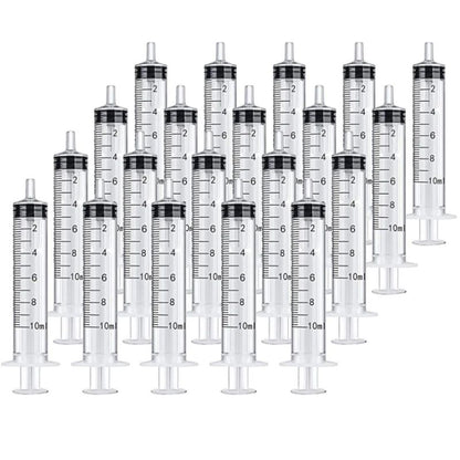 Seringa plástica de nutrientes reutilizável, 1ml-10ml, 10-20 peças, atacado, hidropônica, medição, também para cozinha