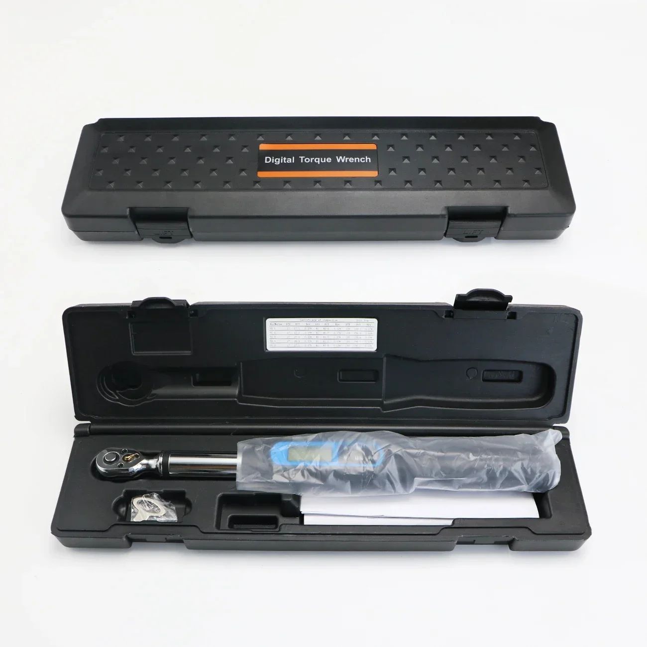 Chave de Torque Digital Shahe de 1/2'' Conjunto Eletrônico com Buzzer e LED Chaves de Torque Eletrônicas Ajustáveis Ferramenta para Reparo Automotivo
