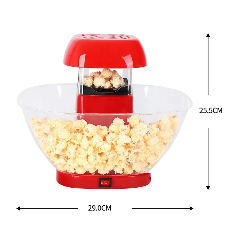 Home Popcorn Machine PM-2801 Portable Popcorn Machine 1200W Homemade Snack Popcorn Creative Gift 220V 50-60Hz