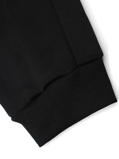 Men's casual pants, autumn and winter wool sports pants, men's running and jogging pants, fashionable solid color pants