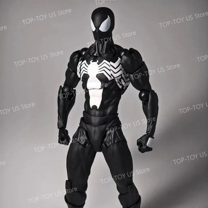 Em estoque: Bonecos de Ação de Anime Homem-Aranha com Traje Simbionte e Aranha Escarlate da Mess Toys - Conjunto de Presente Colecionável