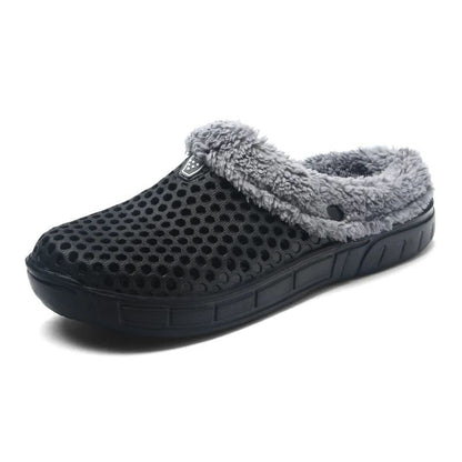 Winter Slippers Men Women Indoor Warm Shoes Non Slip Cotton Pantoffels Casual Clogs Slip on House Floor Slippers for Men