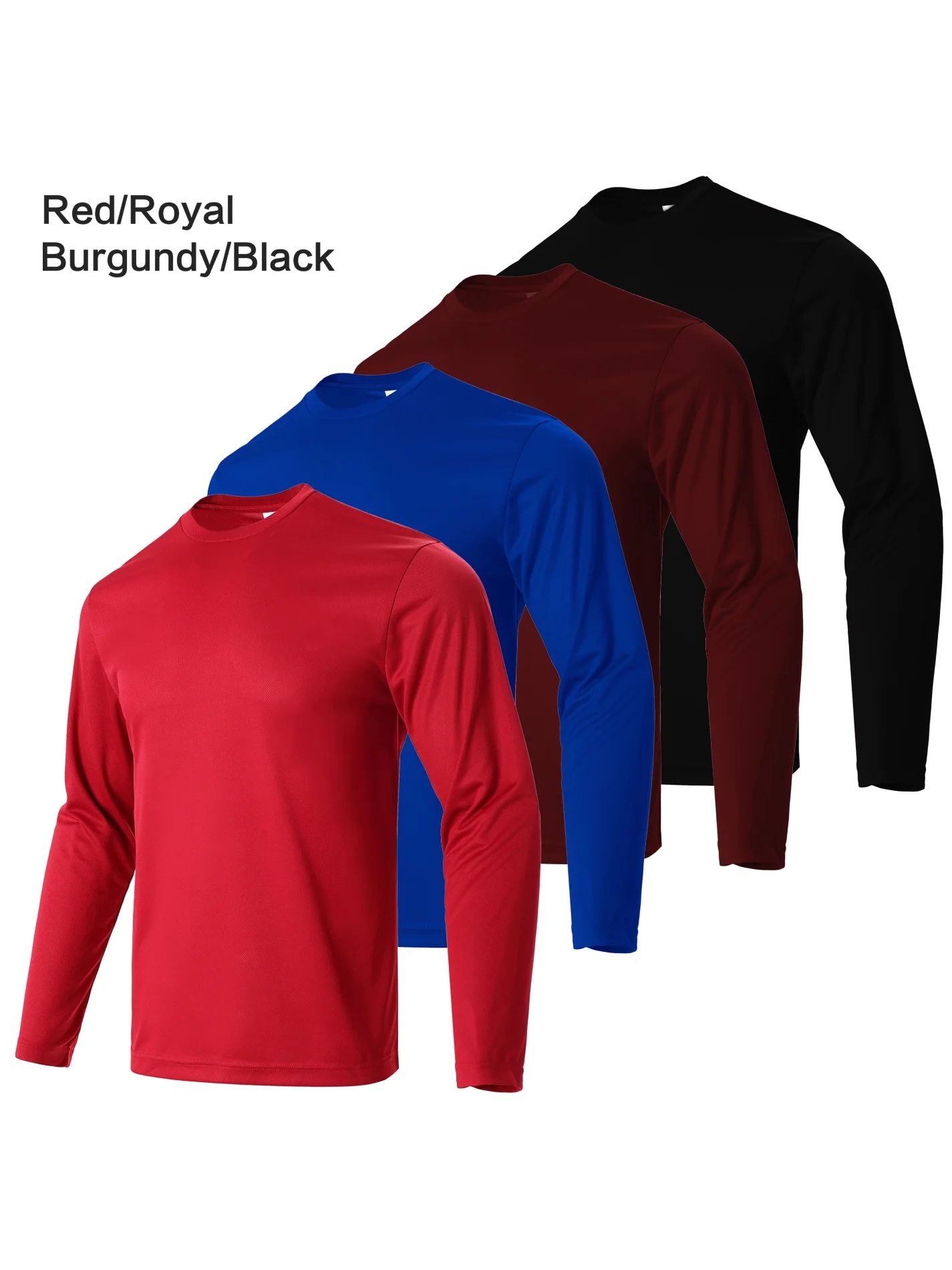 Men's Casual Plain T-shirt Men's Long-Sleeved Fashion Fitness Long-Sleeved T-shirt Men's Blouse