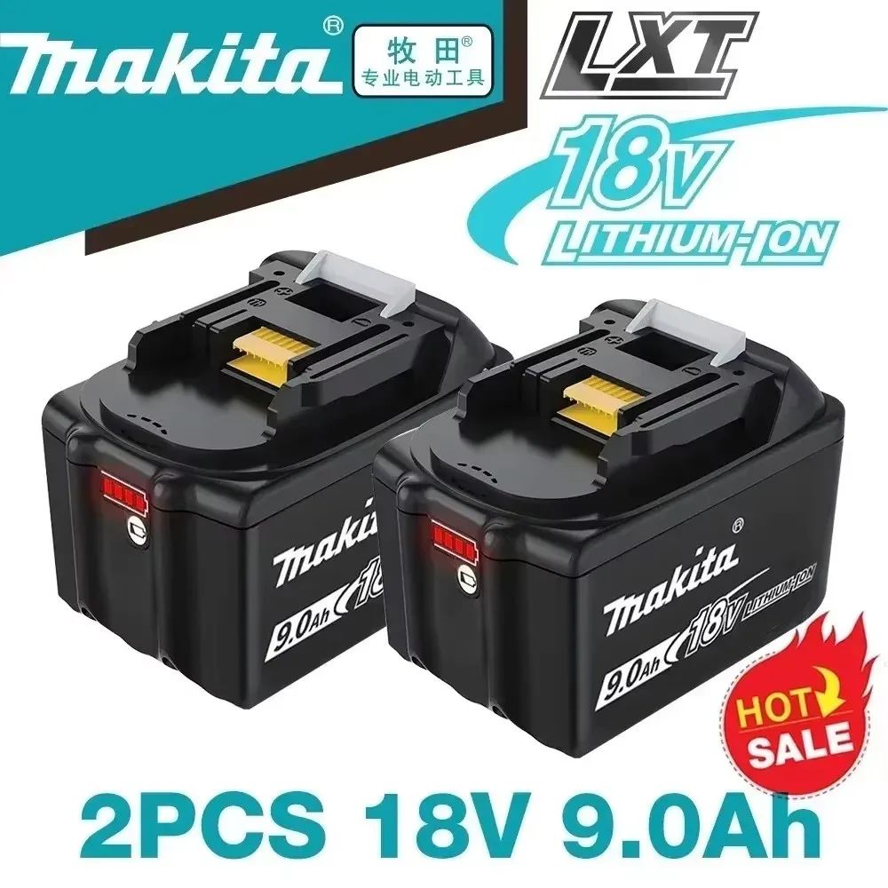 Bateria recarregável Makita 18V 6.0Ah 100% original, para baterias de ferramentas elétricas Makita BL1830 BL1830B BL1840 BL1840B BL1850 BL1850B