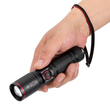 Powerful 30W White Laser Zoom Flashlight Use 18650 or 21700 Battery Rechargeable Torch Outdoor Hunting Emergency Lighting Lamp