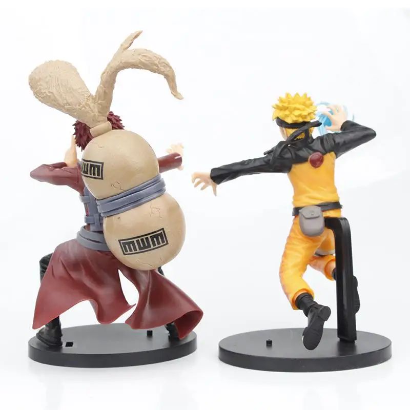 1 Peça 20cm Anime Naruto Sasuke Kakashi Uzumaki Gaara Bonecos de Ação Desenhos Animados PVC Modelo Colecionável Brinquedos Presentes de Aniversário para Meninos