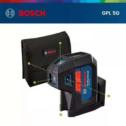 Laser Bosch GPL 3G 3 Pontos Nivelamento Automático GPL 5G 5 Pontos Nível a Laser de Alinhamento Instrumento Profissional Laser de Pontos Verde