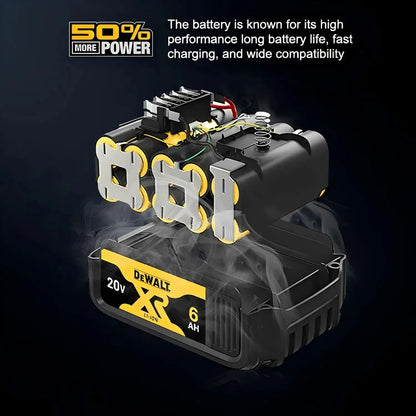 Bateria Original DEWALT 20V/60V 9000mAh? Bateria dewalt 18v? Bateria de Ferramentas Elétricas DCB200 DCB205 DCB206 DCB209? Carregador dewalt 20V