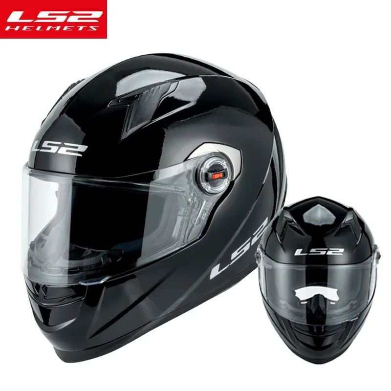 Capacete de motocicleta LS2 FF358 Capacete integral LS2 Draze para homens e mulheres Capacete de corrida de moto com casco de ABS Cascos Para Moto Aprovado pela ECE