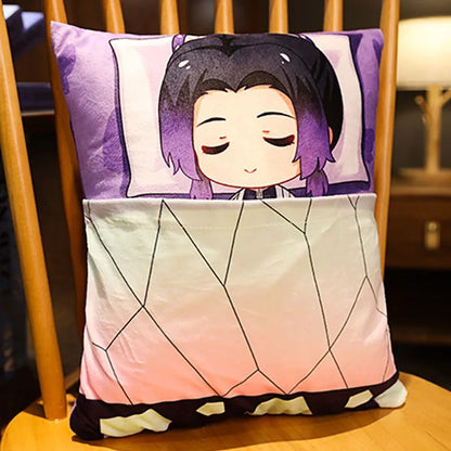 Demon Slayer Plush Stuffed Pillows Kimetsu No Yaiba Dakimakura Cute Anime Throw Pillow Kawaii Doll Tanjirou Nezuko Body Cushion