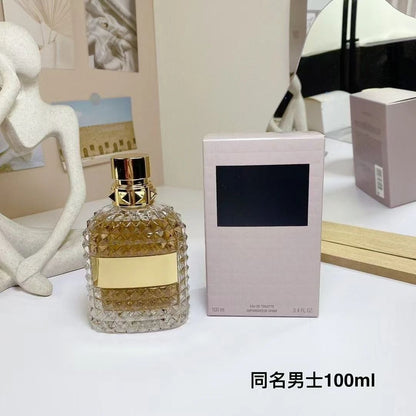 100ml Quente Marca Perfume Designer Garrafa de Vidro Mr Darkness Longa Duração Rosa Eau