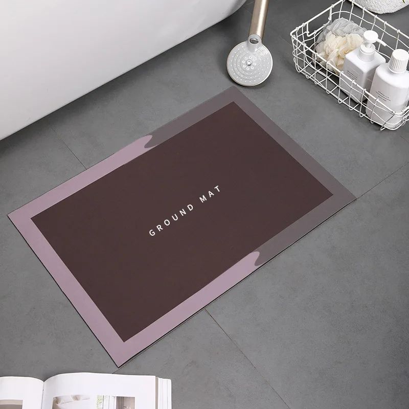Bath Mat Super Absorbent Non Slip Bath Bathroom Rug Quick Drying Bath Shower Rug     Kitchen Entrance Door Mats Home Floor Mat