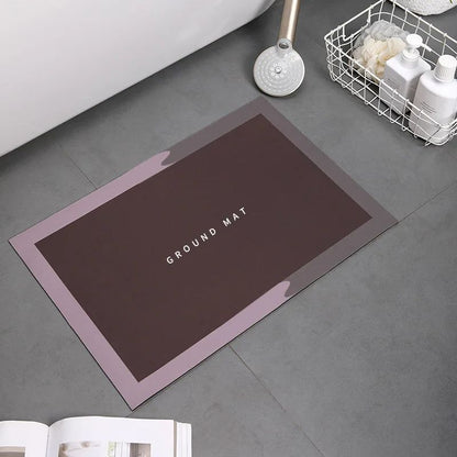 Bath Mat Super Absorbent Non Slip Bath Bathroom Rug Quick Drying Bath Shower Rug     Kitchen Entrance Door Mats Home Floor Mat