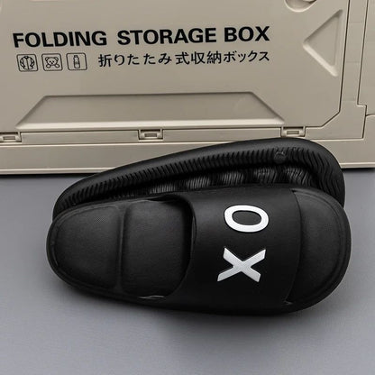 New Men slippers Non-Slip Slide Sandals Thick Soft Platform House Shoes Men Indoor Outdoor Shower Bathroom Slipper Casual Shoes