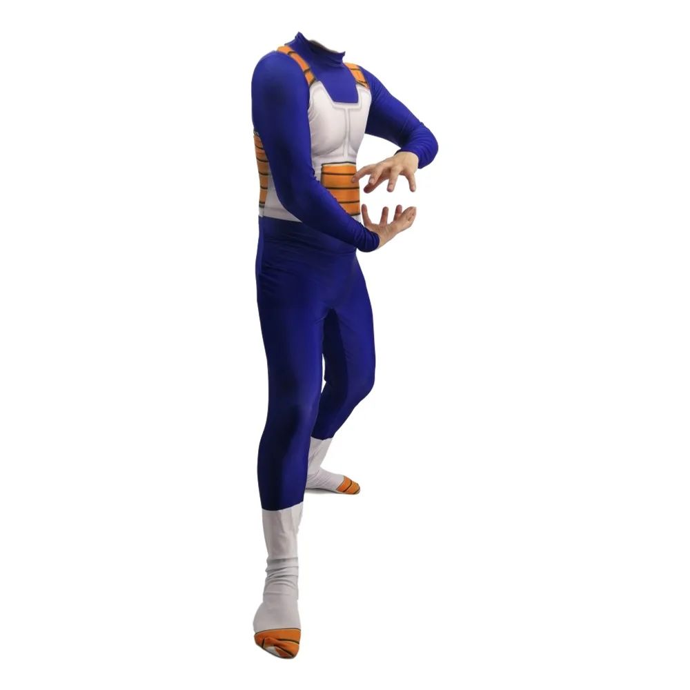 Men's Vegeta TRUNKS Kids Adult Cosplay Costume Super Saiyan Boys Youth GOKU Torankusu Halloween Jumpsuit Bodysuit Party Dress Up