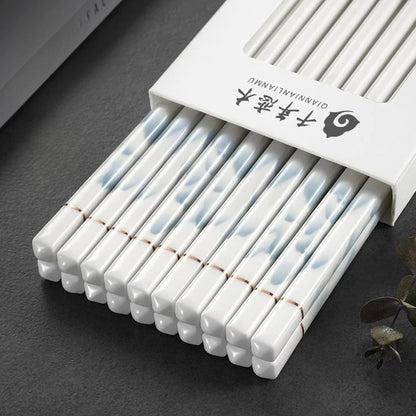 Hashis de ponta, novos, antibacterianos, à prova de mofo, antiderrapantes para uso doméstico, hashis domésticos resistentes ao calor