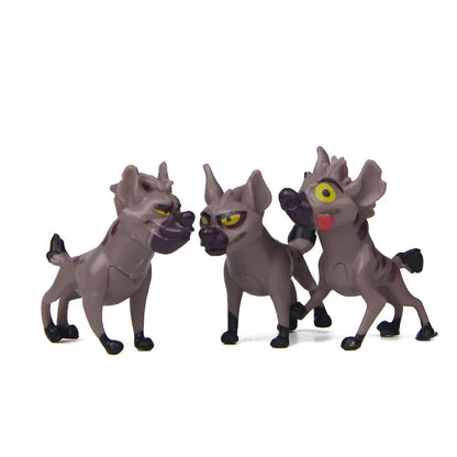 12 Peças/Conjunto Anime Desenho Animado A Guarda do Leão Rei Kion Simba PVC Figuras de Ação de Alta Qualidade Bunga Beshte Fuli Ono Bonecos de Brinquedo