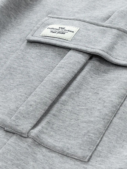 2024 New Sweatpants Men Multi-Pockets Drawstring Cotton Casual Wide Pants Male Loose Straight Trousers Large Size 8XL