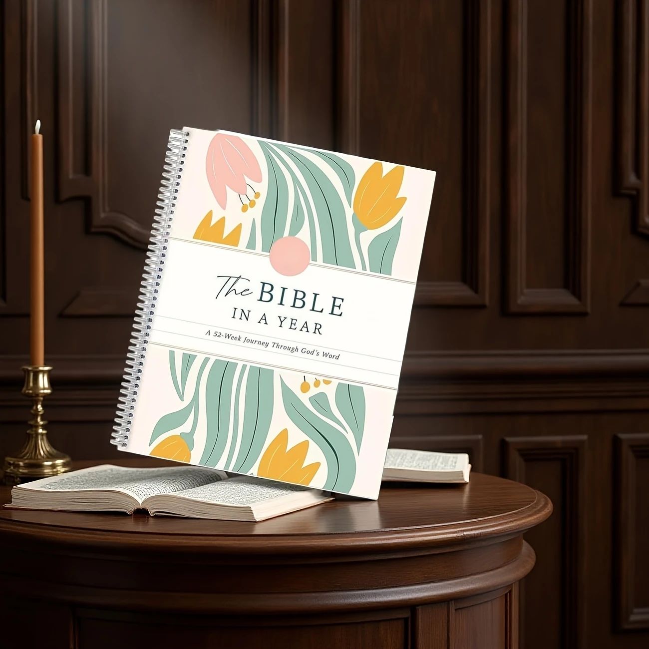 One year of Bible study: 52 weeks of workbooks and notebooks, suitable for record-keeping at home and at work, make a perfect ch
