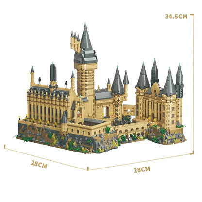 Magic Castle Arquitetura Medieval Conjunto de Construção Criativo Blocos de Montar Técnicos Kit MOC Presente Adultos Crianças Feriado