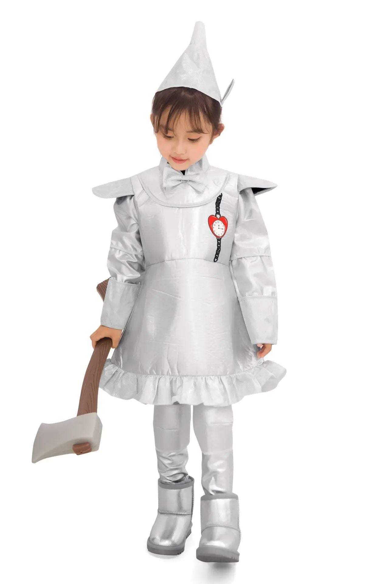 Halloween Cosplay Tin Man Costume Parent-children Clothing Adult Male Iron Man Costume Wizard of Oz Performance Stage Costumes