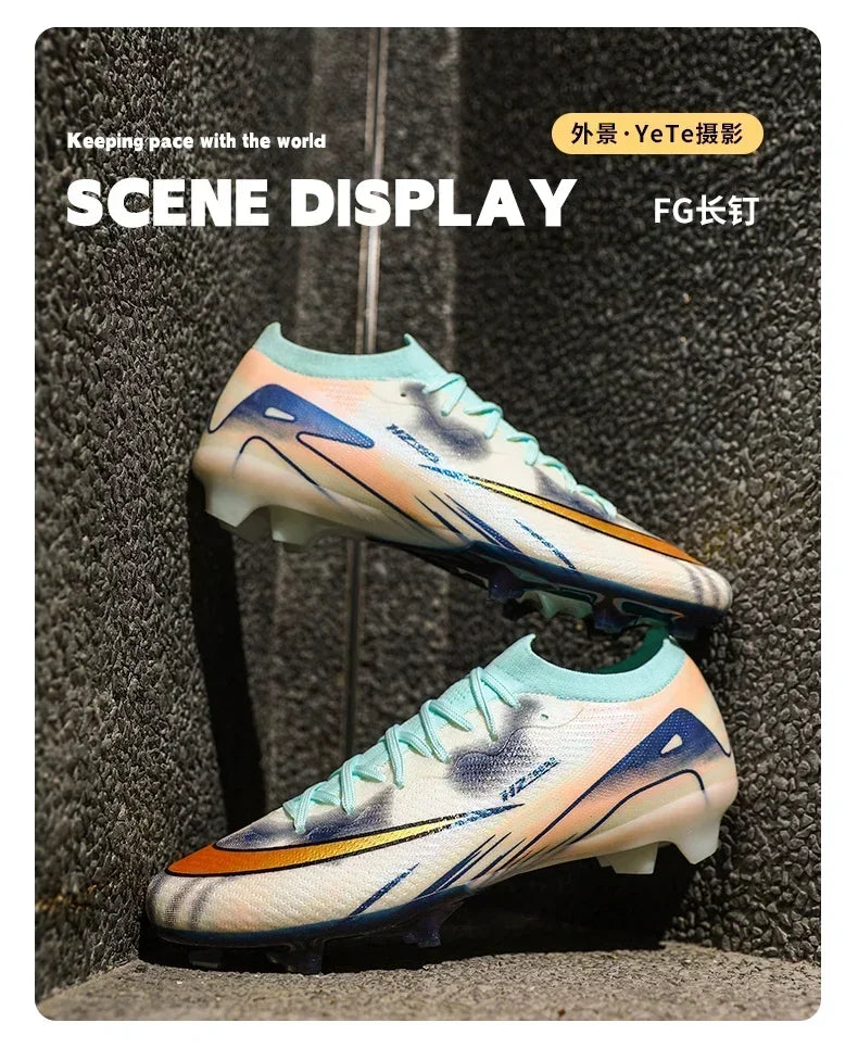 Professional Men Football Boots Adult High Quality Soccer Shoes Society Indoor Cleats Ultralight Studded Women Football Shoes