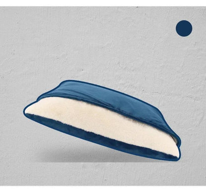 Cama para Animais de Estimação Lavável e Resistente à Mordida - Almofada de Pelúcia Removível Quente de Inverno para Cães Grandes e Gato Saco de Dormir para Pets