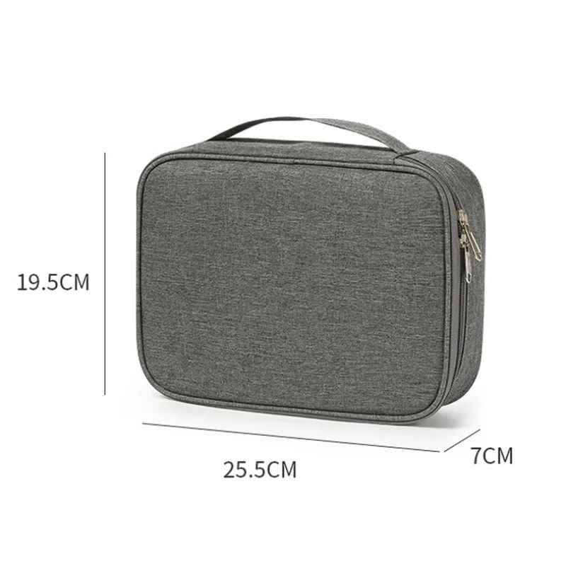 Portable USB Data Line Charger Storage Bag Travel Cable Organizer Waterproof Cable Storage Bag Digital Electronic Organizer