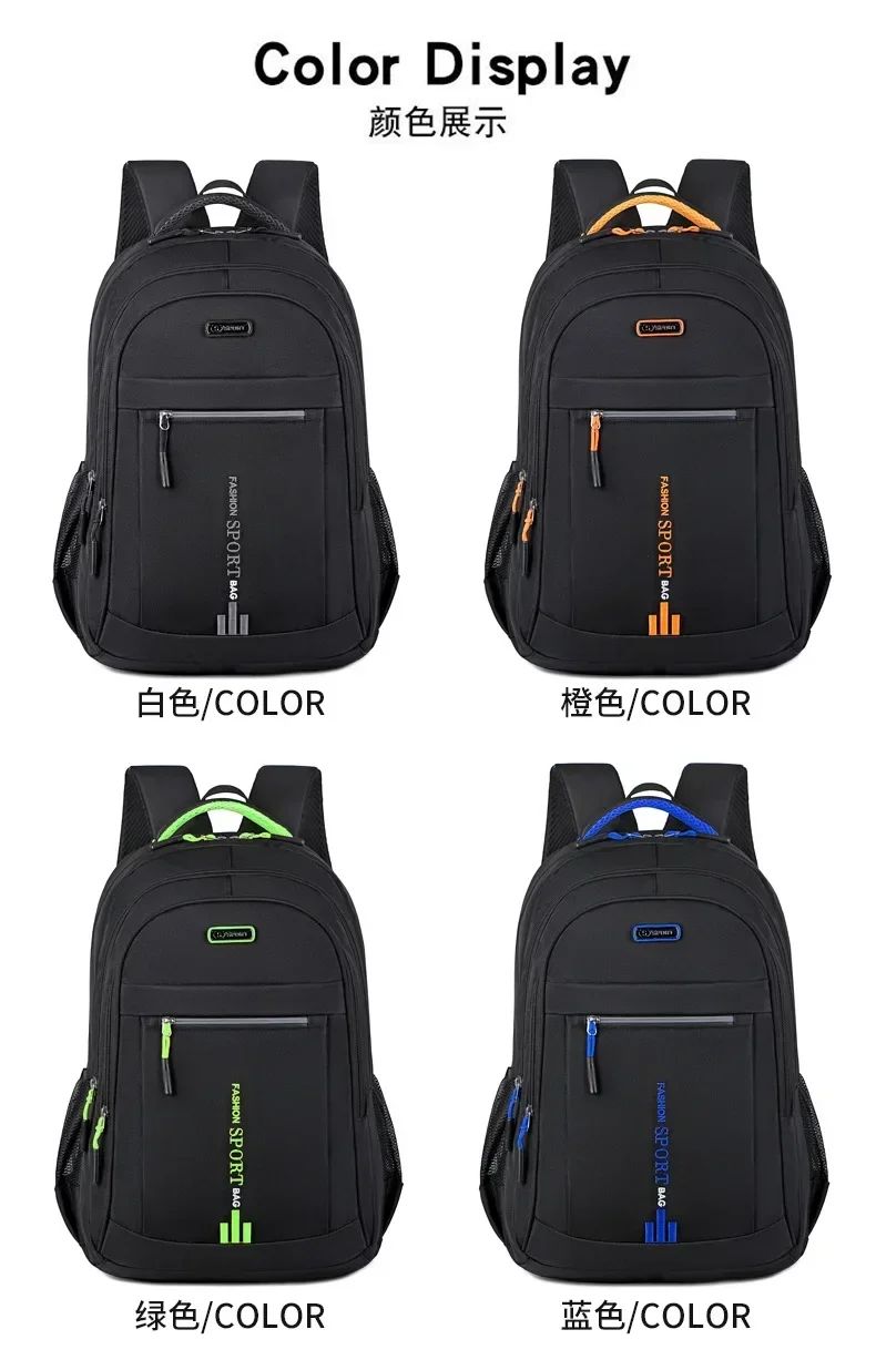 Men's Backpack Oxford Business Computer Bag Waterproof Backpack Leisure Travel Backpack High School Student Backpack For Man