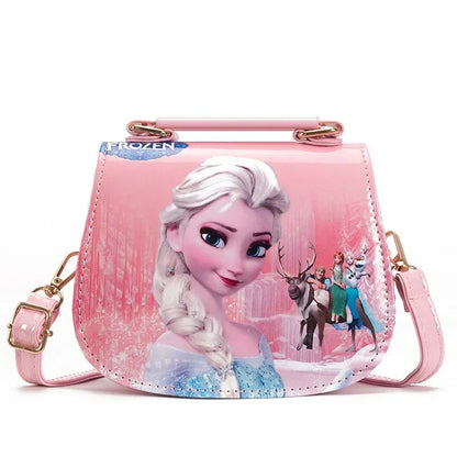 Disney Frozen 2 Elsa Anna Princesa Brinquedos Infantis Bolsa de Ombro Menina Princesa Sofia Bolsa de Mão Infantil Bolsa de Compras Fashion para Crianças Presente